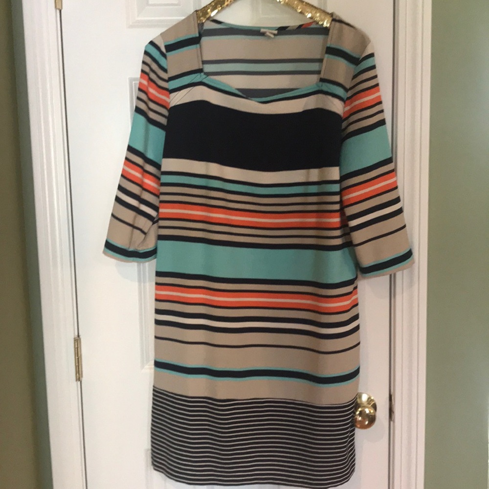 Size large merona dress striped